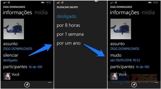 Como Silenciar Grupos no Whatsapp para Windows Phone