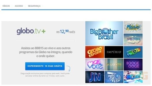 Como assistir vídeos online do Big Brother Brasil 2015