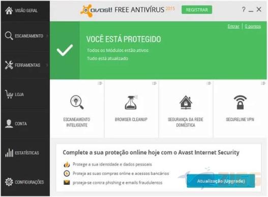 Free Anti-vírus Avast