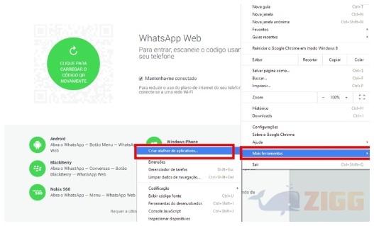 Como criar atalhos para Whatsapp Plus no Google Chrome