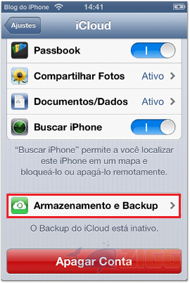 Backup iCloud