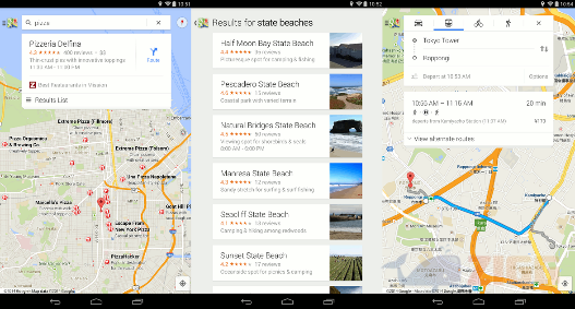 apps mapas smartphone