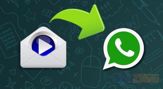Como enviar vídeos do e-mail para o WhatsApp