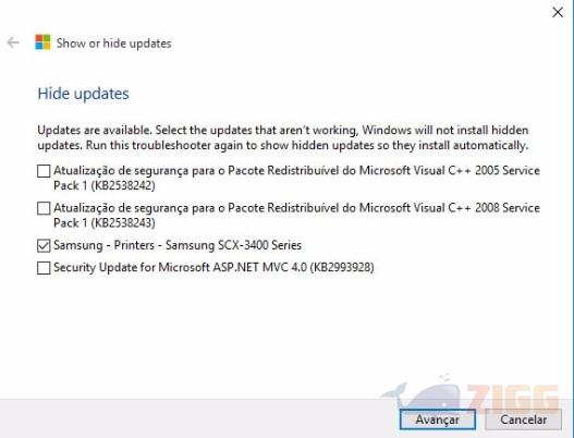 Como cancelar atualizações do Windows 10