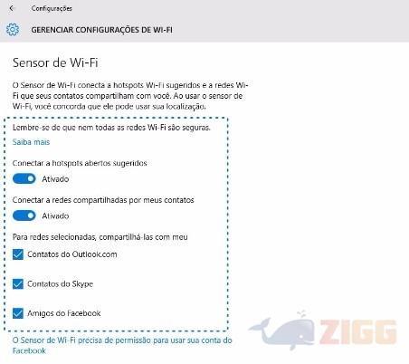 Configure o compartilhamento de senhas de Wi-fi