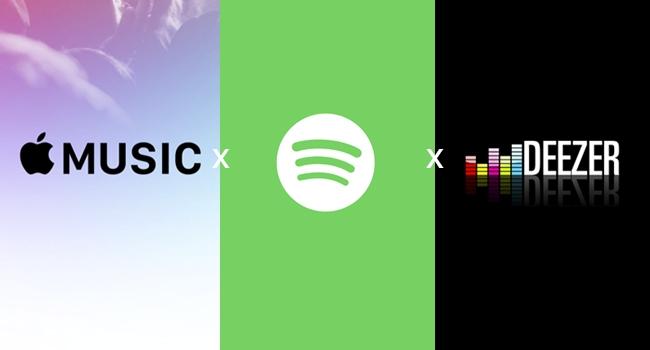 Comparação: Apple Music X Spotify X Deezer