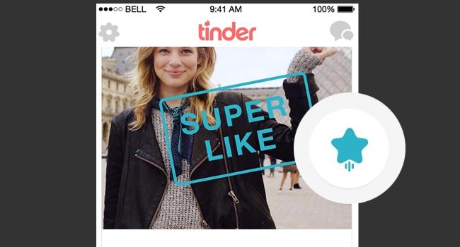 Tinder lança o Super Like mundialmente