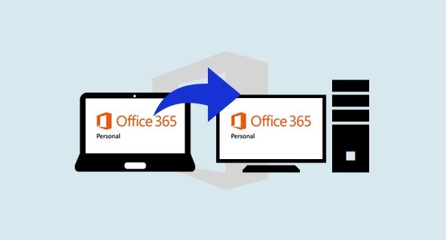 Aprenda a transferir o Office 365 Personal de um PC para outro