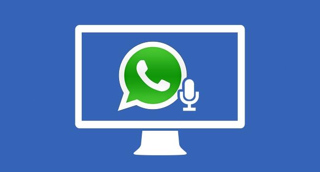 Como enviar áudio no Whatsapp pelo Computador