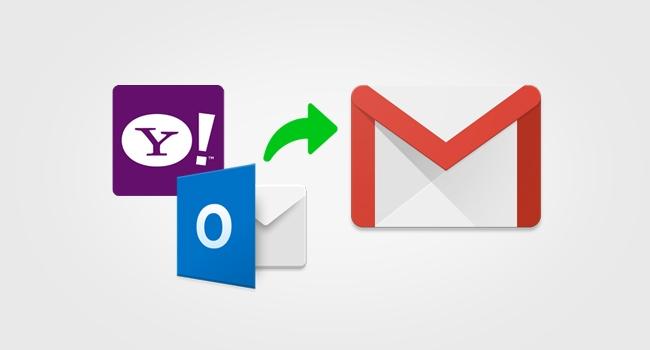 Acesse o Outlook ou Yahoo pelo aplicativo do Gmail