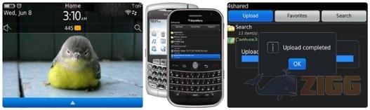 4Shared para BlackBerry