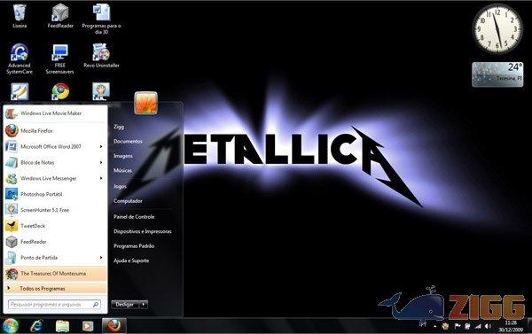Metallica Windows 7 Theme