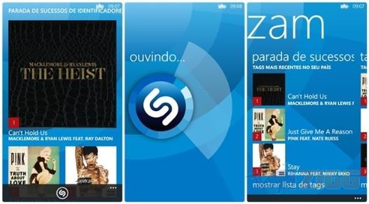 Shazam para Windows Phone