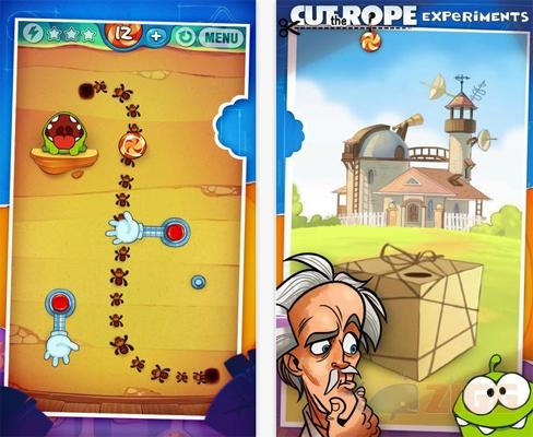 cut the rope experiments para iphone