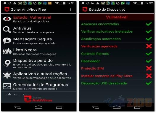 Zoner AntiVirus para Android