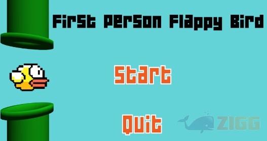 first person flappy bird