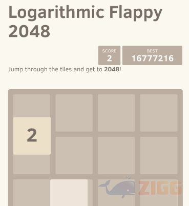 logarithmic flappy 2048