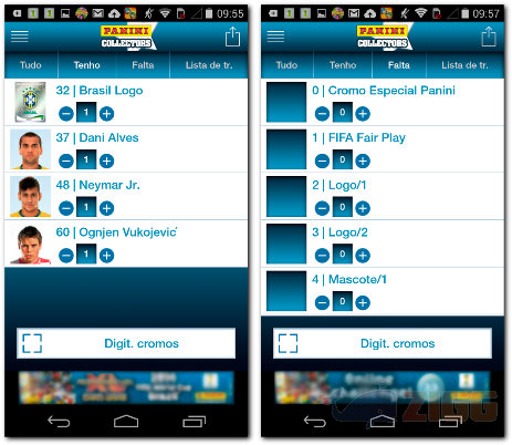 Panini Collectors para Android