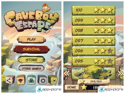 Caveboy Escape para iOS