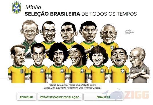 Minha Seleção Brasileira de Todos os Tempos online
