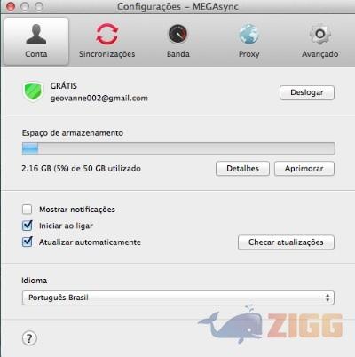 MEGA Sync Client mac