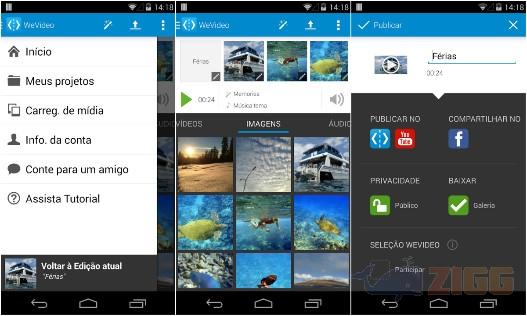 WeVideo para Android
